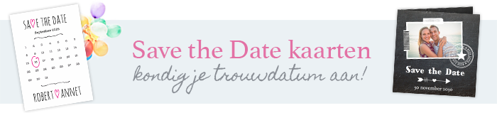 Lees meer over het artikel Save the date kaarten