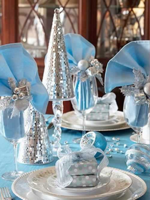 kerst decoratie blauw