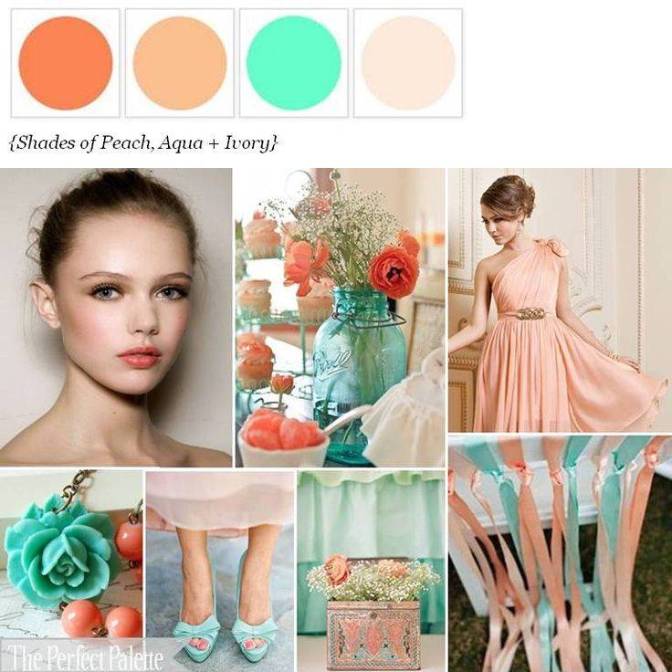 Kleurenpallet roze-mint