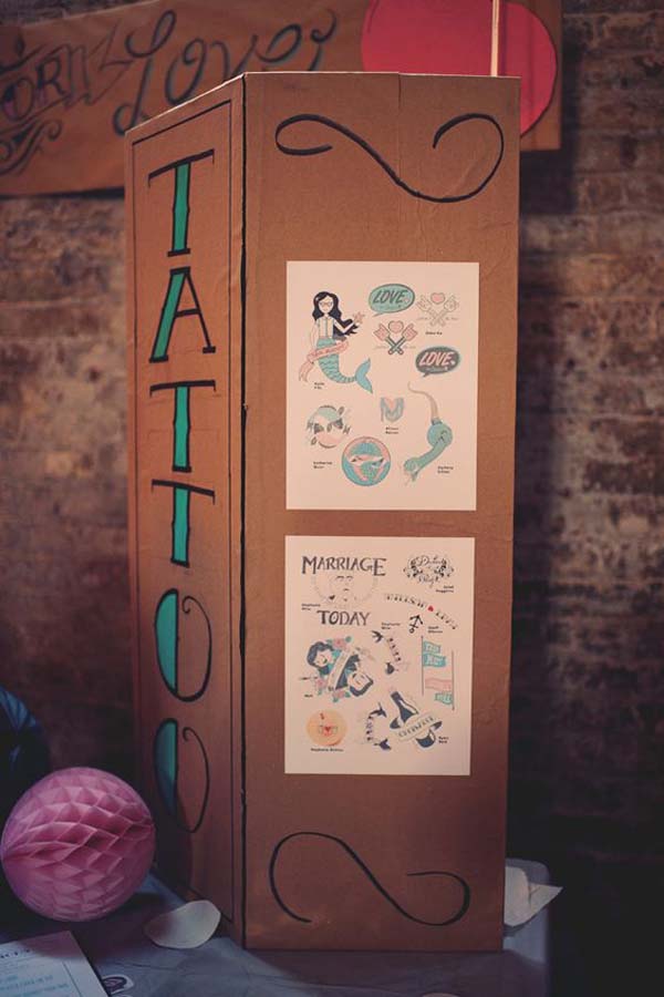 Nep tattos bruiloft