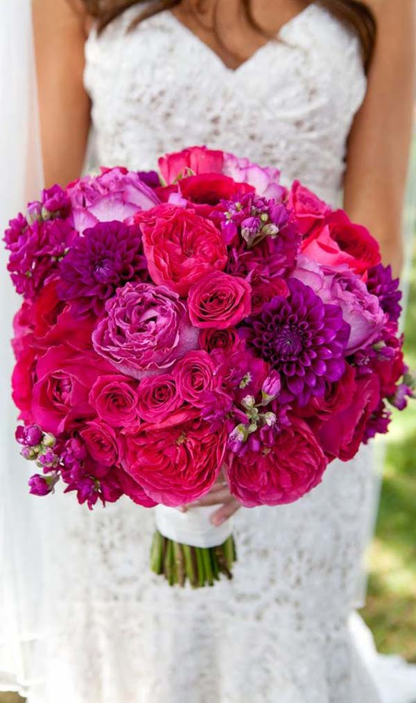Trends-bruidsboeket-Engelse bloemen
