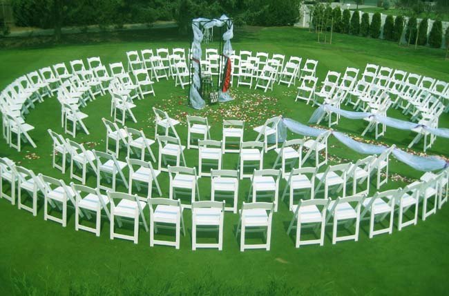 trouwceremonie zitplaatsen cirkel