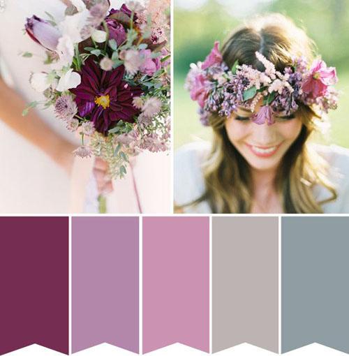 Mauve kleur combineren