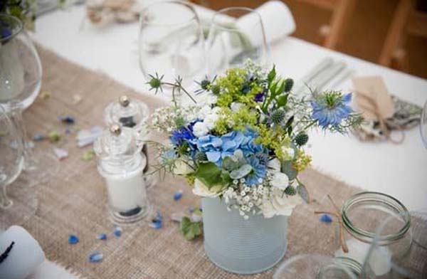 Eigenwijs Vertrouwen op diepvries Blauwe bruiloft decoratie - Trouwen-bruiloft