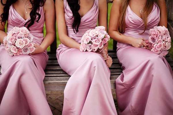 Bruidsmeisjes-jurken-roze