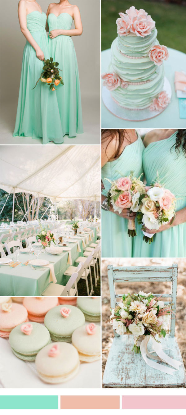 decoraties-bruiloft-koraal-groen