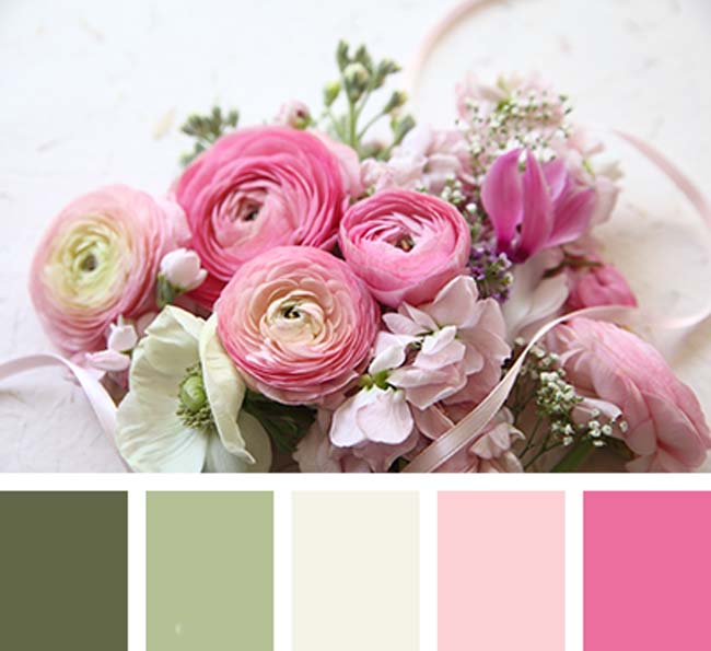 Geliefde meubilair niveau Kleuren inspiratie bruiloft - De mooiste kleuren themas