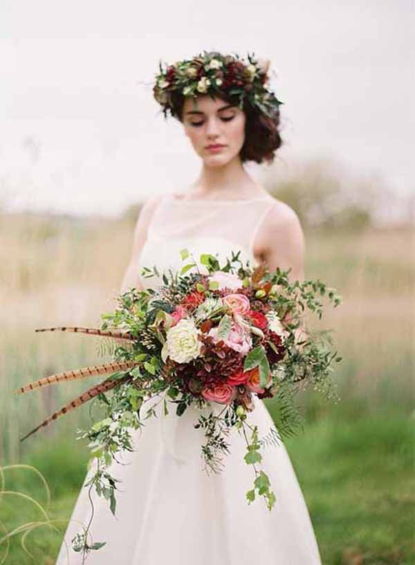 een vergoeding pomp opmerking Bijzondere bruidsboeketten wat zijn de trends en bloemen