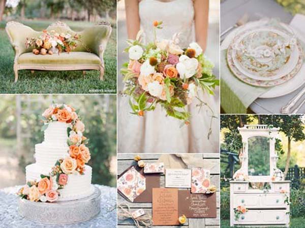 Oranje-decoratie-bruiloft