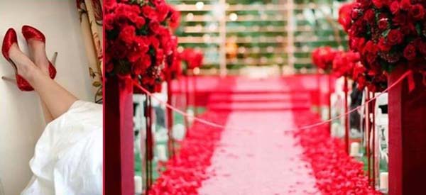 Bruiloft-thema-rood