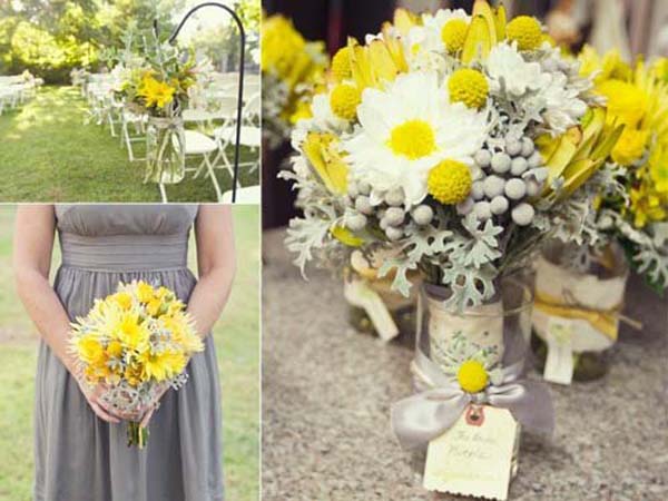 Gele-decoraties-bruiloft
