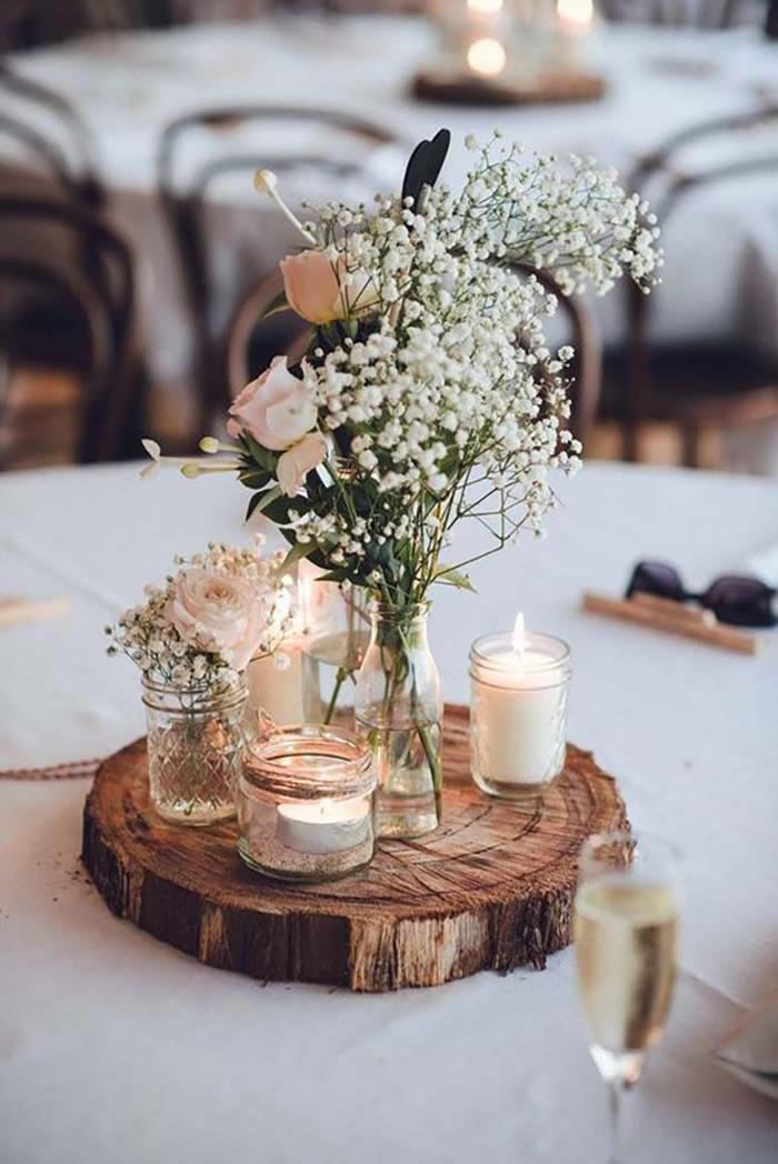 bloemstuk bruiloft tafels
