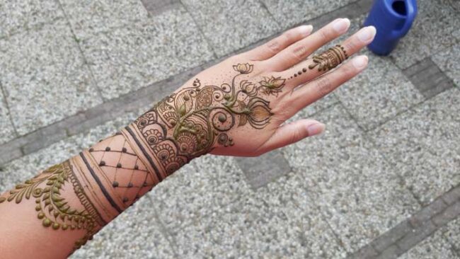 Henna voor de bruid